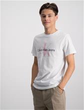 Bild Calvin Klein, MONOGRAM LOGO T-SHIRT, Vit, T-shirts till Kille, 16 år