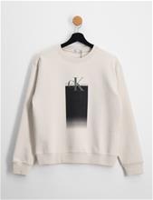 Bild Calvin Klein, GRADIENT LOGO SWEATSHIRT, Beige, Tröjor/Sweatshirts till Unisex, 14 år