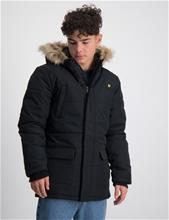 Bild Lyle & Scott, Fur Trim Classic Parka Coat, Svart, Jackor till Kille, 12-13 år