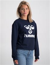 Bild Hummel, hmlDOS SWEATSHIRT, Blå, Tröjor/Sweatshirts till Tjej, 146 cm
