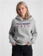 Bild Polo Ralph Lauren, Polo Sport P-Wing Fleece Hoodie, Grå, Huvtröjor/Hoodies till Tjej, M