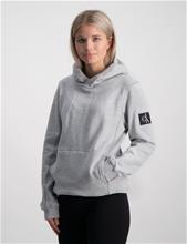 Bild Calvin Klein, RIB BLOCKING BADGE HOODIE, Grå, Huvtröjor/Hoodies till Tjej, 16 år