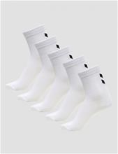 Bild Hummel, MAKE MY DAY SOCK 5-PACK, Vit, Strumpor/Sockor till Unisex, 32-36