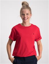 Bild Polo Ralph Lauren, Cotton Jersey Crewneck Tee, Röd, T-shirts till Tjej, L