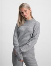 Bild Grunt, Lis Knit, Grå, Tröjor/Sweatshirts till Tjej, 158-164 cm