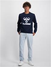 Bild Hummel, hmlDOS SWEATSHIRT, Blå, Tröjor/Sweatshirts till Kille, 164 cm