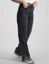 Bild Grunt, Ritt Slit Dark Grey, Grå, Jeans till Tjej, 146 cm