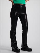 Bild Gina Tricot Young, Y glitter pants, Svart, Byxor till Tjej, 158-164 cm