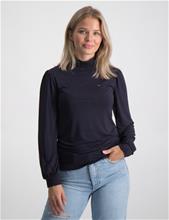 Bild Tommy Hilfiger, TURTLE NECK KNIT TOP L/S, Blå, T-shirts till Tjej, 16 år