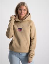 Bild Gant, GANT SHIELD HOODIE, Beige, Huvtröjor/Hoodies till Tjej, 146-152 cm