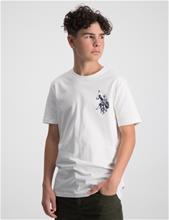 Bild U.S. Polo Assn., 12CM DHM Tee, Vit, T-shirts till Kille, 8-9 år