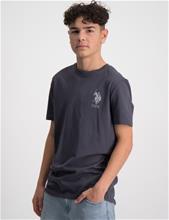 Bild U.S. Polo Assn., Large DHM T-Shirt, Grå, T-shirts till Kille, 12-13 år