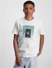 Bild Calvin Klein, GRADIENT BOX LOGO T-SHIRT, Vit, T-shirts till Kille, 14 år