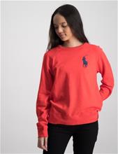 Bild Polo Ralph Lauren, Big Pony Spa Terry Sweatshirt, Röd, Tröjor/Sweatshirts till Tjej, M