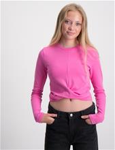 Bild Gina Tricot Young, Y twist top, Rosa, Toppar/Blusar till Tjej, 158-164 cm