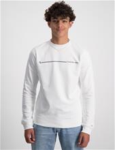 Bild Calvin Klein, RAISED LINED LOGO SWEATSHIRT, Vit, Tröjor/Sweatshirts till Kille, 10 år