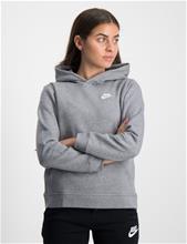 Bild Nike, B NSW HOODIE PO CLUB, Grå, Huvtröjor/Hoodies till Tjej, XL