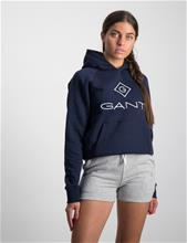 Bild Gant, GANT LOCK-UP SWEAT HOODIE, Blå, Huvtröjor/Hoodies till Tjej, 176 cm