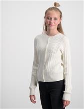 Bild Polo Ralph Lauren, Mini-Cable Cotton Cardigan, Vit, Tröjor/Sweatshirts till Tjej, L