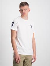 Bild U.S. Polo Assn., Large DHM T-Shirt, Vit, T-shirts till Kille, 8-9 år