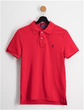 Bild Polo Ralph Lauren, Custom Fit Cotton Mesh Polo, Röd, Piké till Kille, S