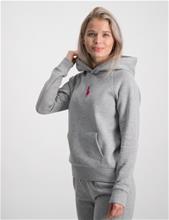 Bild Polo Ralph Lauren, Big Pony Fleece Hoodie, Grå, Huvtröjor/Hoodies till Tjej, M