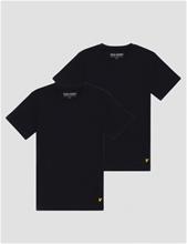 Bild Lyle & Scott, 2 Pack Lounge T Shirt, Svart, T-shirts till Kille, 8-9 år