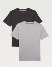 Bild Tommy Hilfiger, 2P CN TEE SS, Grå, T-shirts till Kille, M (10-12)
