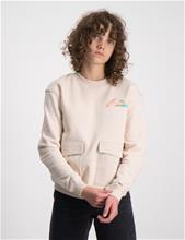 Bild Tommy Hilfiger, POCKET SWEATSHIRT, Beige, Tröjor/Sweatshirts till Tjej, 10 år