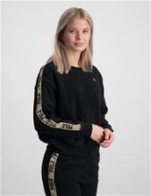 Bild Polo Ralph Lauren, Metallic Logo Fleece Sweatshirt, Svart, Tröjor/Sweatshirts till Tjej, M