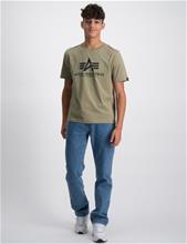 Bild Alpha Industries, Basic T, Grön, T-shirts till Kille, 16 år