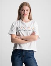 Bild Calvin Klein, CK REPEAT FOIL BOXY T-SHIRT, Vit, T-shirts till Tjej, 14 år