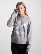 Bild Adidas Originals, TREFOIL CREW, Grå, Tröjor/Sweatshirts till Tjej, 164 cm