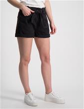 Bild Grunt, Paper Bag Night Black Shorts, Svart, Shorts till Tjej, 158 cm