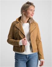 Bild Polo Ralph Lauren, Leather Moto Jacket, Beige, Jackor till Tjej, XL