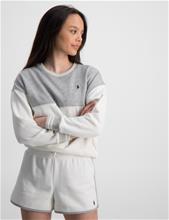 Bild Polo Ralph Lauren, Logo Color-Blocked Fleece Sweatshirt, Grå, Tröjor/Sweatshirts till Tjej, L