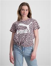 Bild Puma, Classics Summer Roar AOP Knotted Tee G, Rosa, T-shirts till Tjej, 164 cm