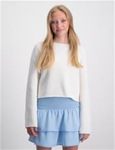 Bild Gina Tricot Young, Y knitted summer sweater, Vit, Tröjor/Sweatshirts till Tjej, 158-164 cm