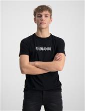 Bild Napapijri, K S-BOX SS 1, Svart, T-shirts till Kille, 140 cm