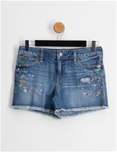 Bild Polo Ralph Lauren, Paint-Splatter Cotton Denim Short, Blå, Shorts till Tjej, Size 10