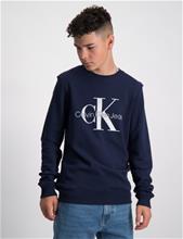 Bild Calvin Klein, MONOGRAM LOGO SWEATSHIRT, Blå, Tröjor/Sweatshirts till Kille, 14 år