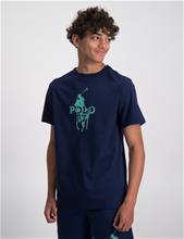 Bild Polo Ralph Lauren, Big Pony Logo Cotton Tee, Blå, T-shirts till Kille, XL