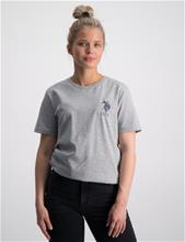 Bild U.S. Polo Assn., Large DHM T-Shirt, Grå, T-shirts till Tjej, 14-15 år