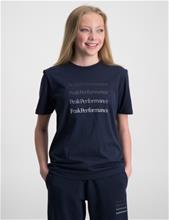 Bild Peak Performance, Jr Ground Tee, Blå, T-shirts till Tjej, 170 cm