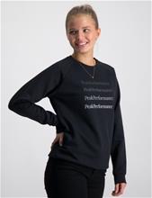 Bild Peak Performance, Jr Ground Crew, Svart, Tröjor/Sweatshirts till Tjej, 130 cm