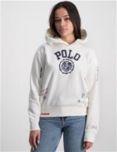 Bild Polo Ralph Lauren, Logo Fleece Hoodie, Vit, Huvtröjor/Hoodies till Tjej, XL