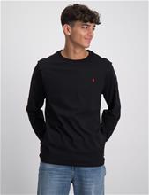 Bild Polo Ralph Lauren, Checked Big Pony Cotton Long-Sleeve Tee, Svart, T-shirts till Kille, M
