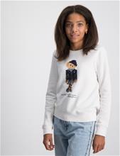 Bild Polo Ralph Lauren, Polo Bear Fleece Sweatshirt, Vit, Tröjor/Sweatshirts till Tjej, L