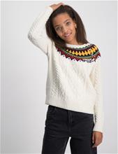 Bild Polo Ralph Lauren, Fair Isle Aran-Knit Sweater, Cremefärgad, Tröjor/Sweatshirts till Tjej, XL