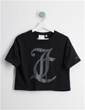Bild Juicy Couture, Tonal W/B Length Boxy Tee, Svart, T-shirts till Tjej, 12-13 år